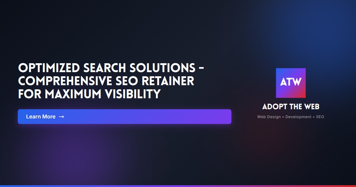 Optimized Search Solutions | Adopt the Web