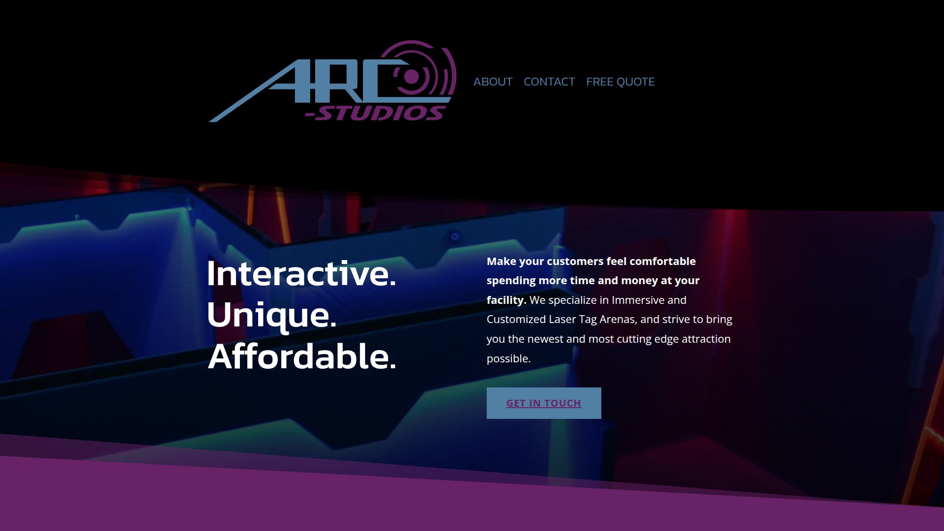 Arc-Studios website screenshot