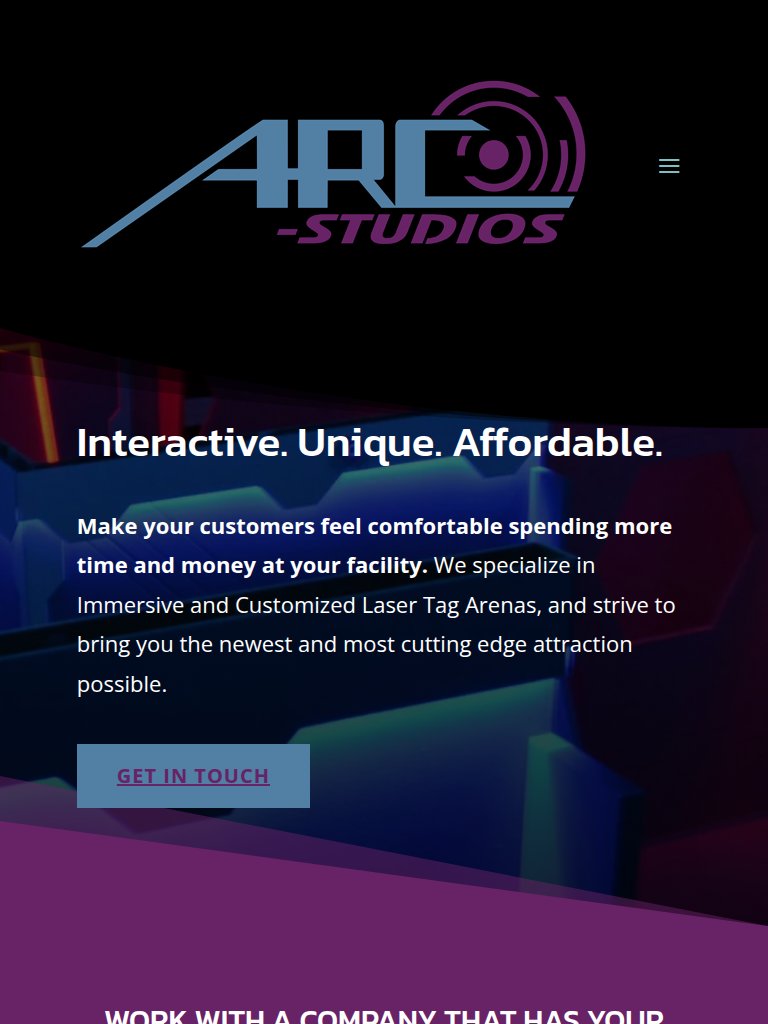 Arc-Studios Tablet View