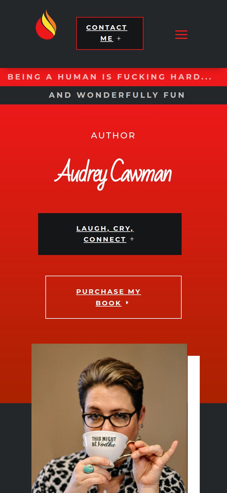 Audrey Cawman Mobile View