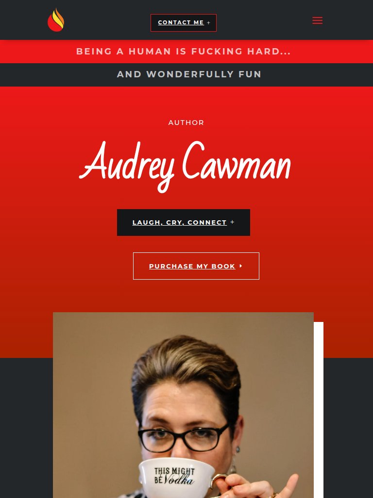 Audrey Cawman Tablet View