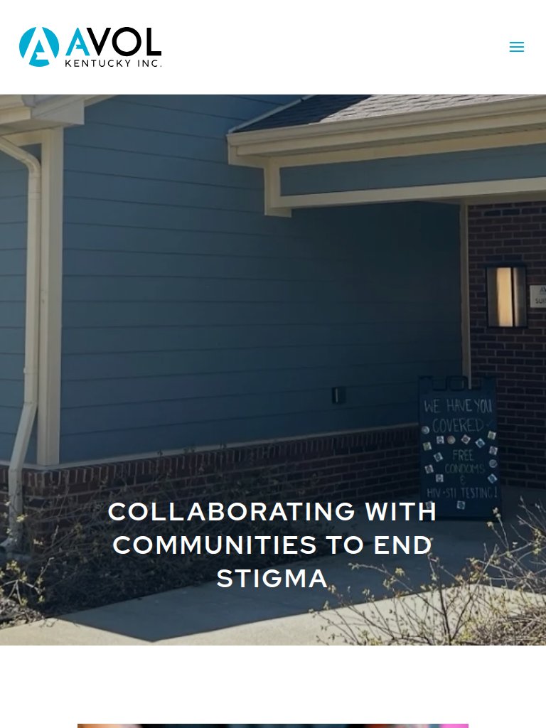 AVOL Kentucky Tablet View