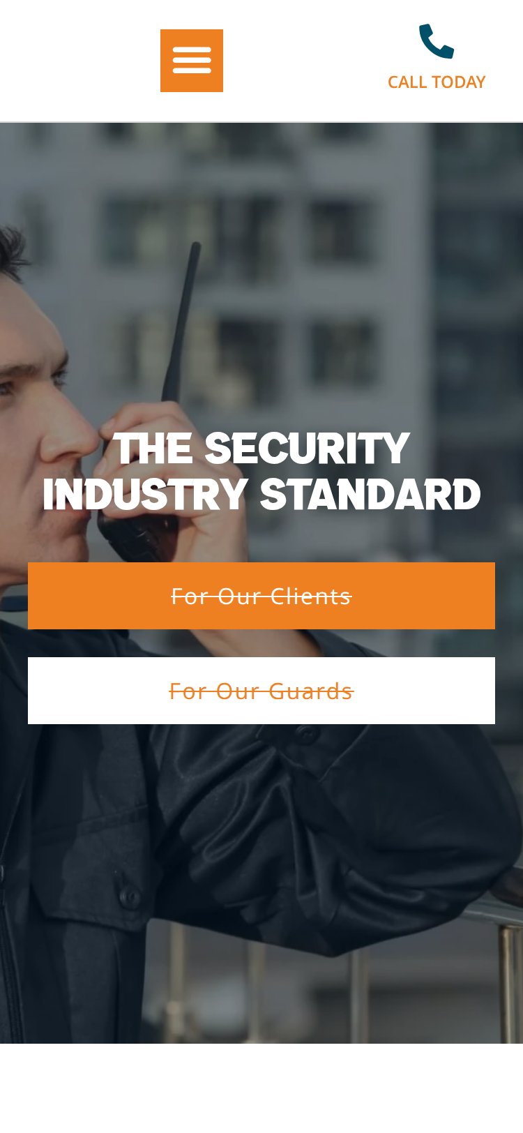 BPS Security SA Mobile View