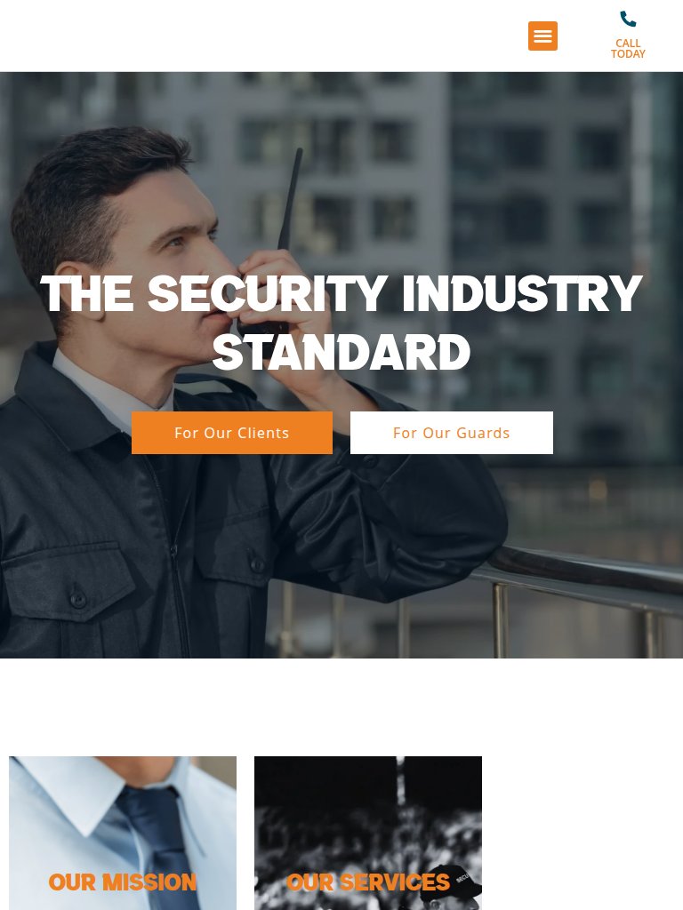 BPS Security SA Tablet View