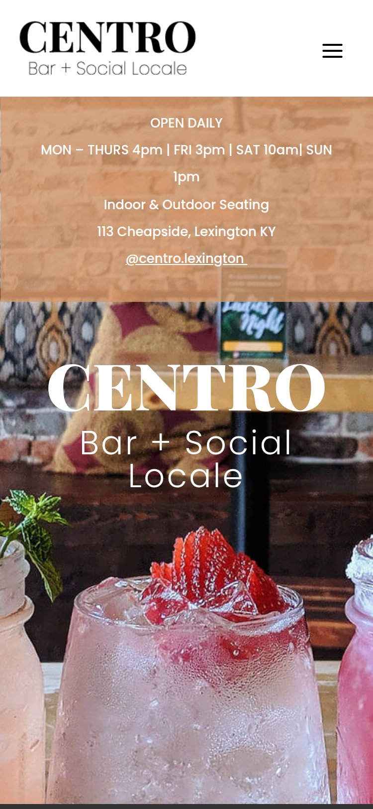 Centro Lexington Mobile View