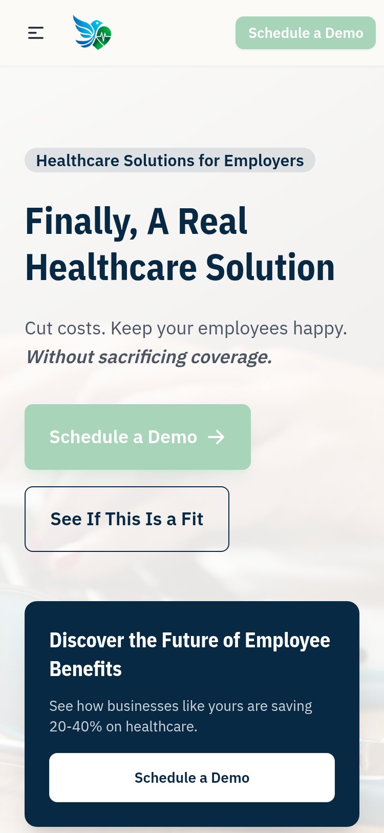 Freedom Health LLC Mobile View
