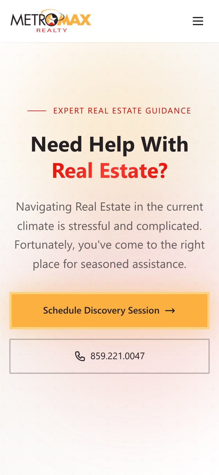 Need Help With Real Estate Mobile View